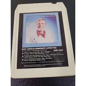 Eddy‎ Arnold Somebody Loves You, 8-track Cassette Tape